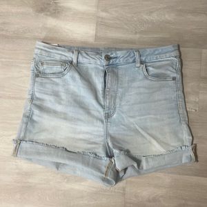 curvy high rise shorts